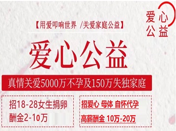 耀州捐卵助孕生子 爱心志愿者招募